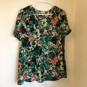 Joie silk v neck top